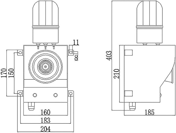 AC110V-120V Sounds and Lights Alarm K841