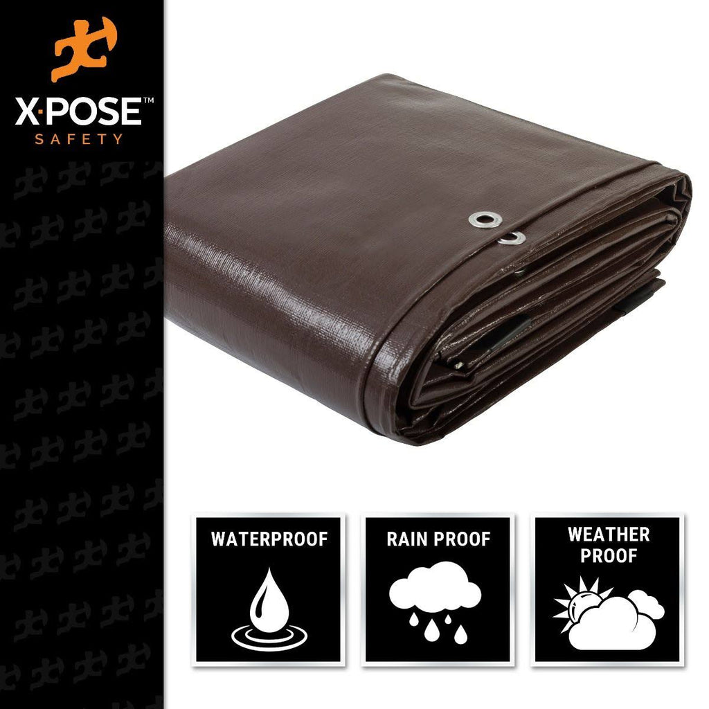 Brown Poly Tarps 18 x 24 Z992928