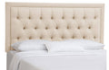 Blue Tufted King Headboard T560939