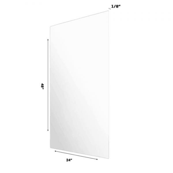 Clear Plexiglass Acrylic Sheet (3-Pack) V58754