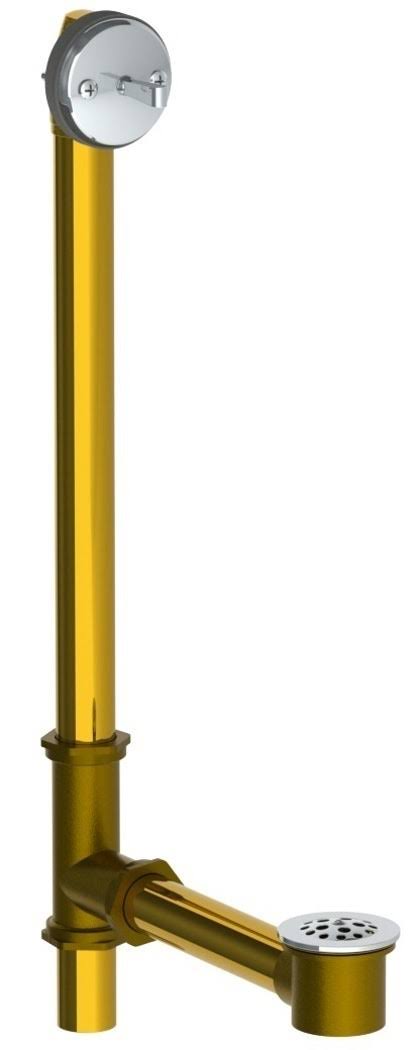 Satin PVD Brass Trip Lever Waste and Overflow Y7082