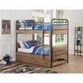 Twin Bunk Bed with Trundle D761