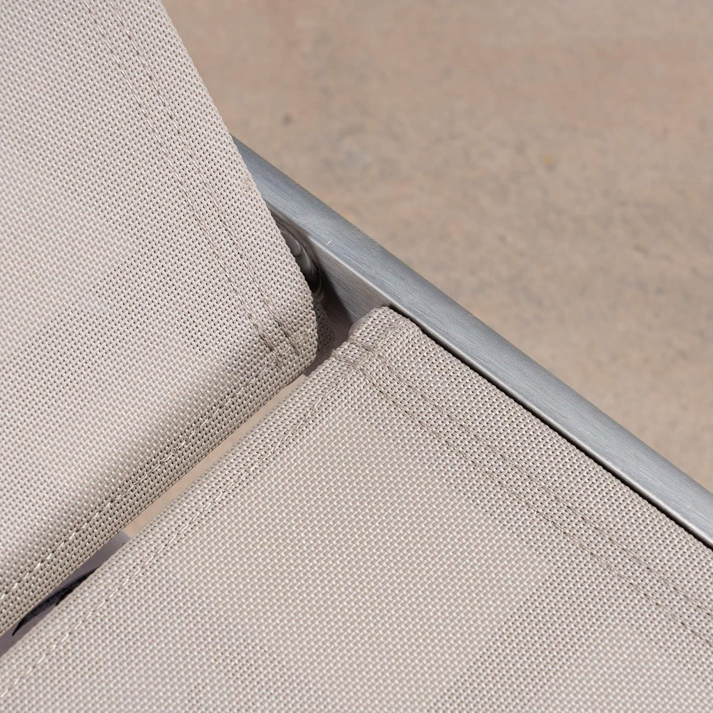 Gray Outdoor Mesh Chaise Lounges 2-Pcs Set O834