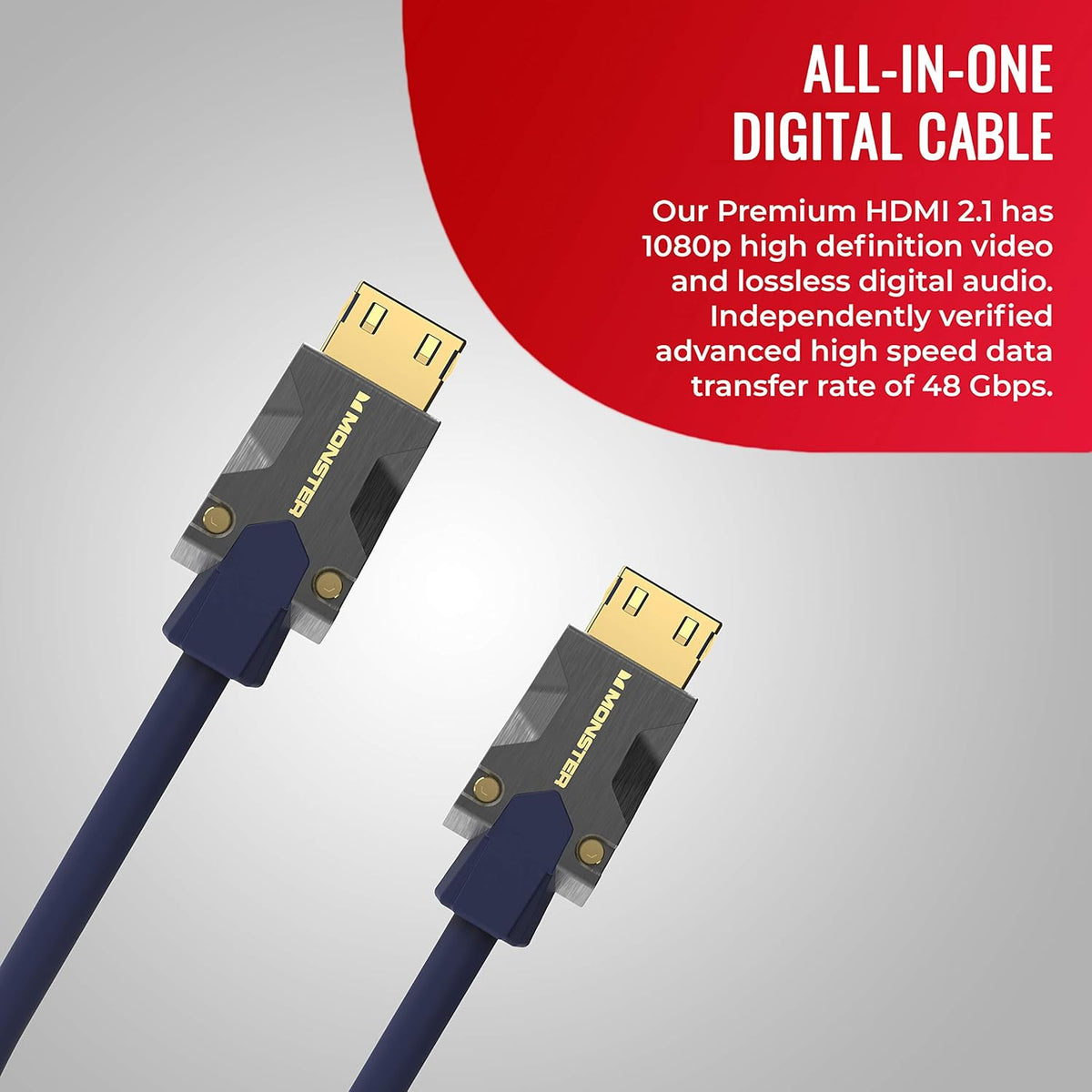 High Speed HDMI Cable 8K 60Hz 48 Gbps 1.5 Meters G938897