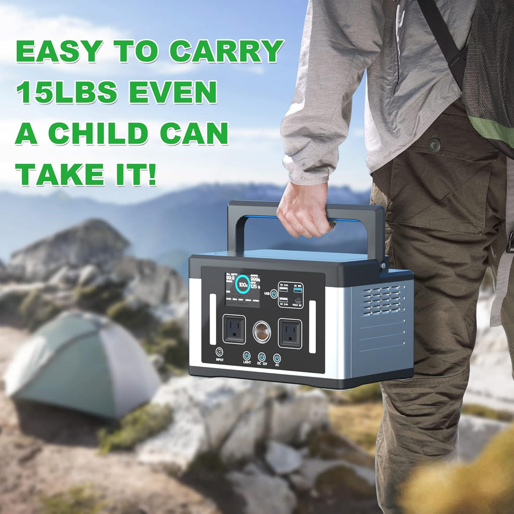 700W Portable Power Station 577Wh Lithium Battery UPS J96536
