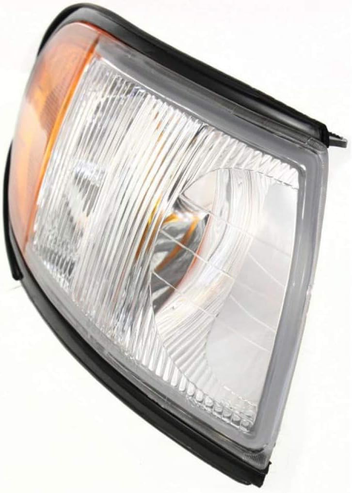 Passenger Side Corner Light for Nissan Quest 1996 1997 1998 Clear Amber Lens Pack of 2 C399