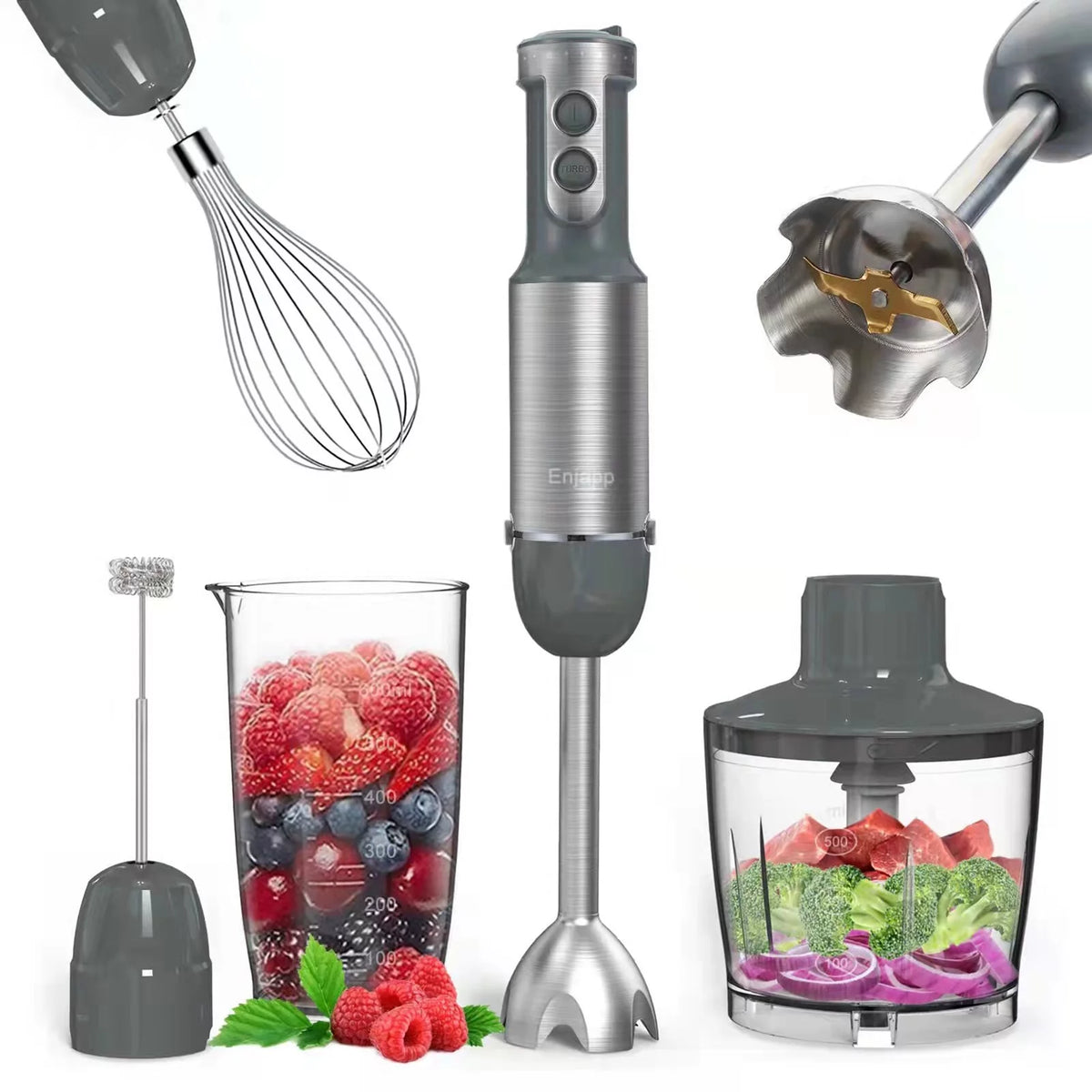 Handheld Electric Food Blender with Container Z9241