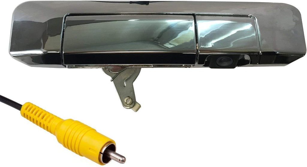 Black Textured Tailgate Handle with Backup Camera R679456