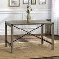 48 Inch Rustic Oak Dining Table G617487