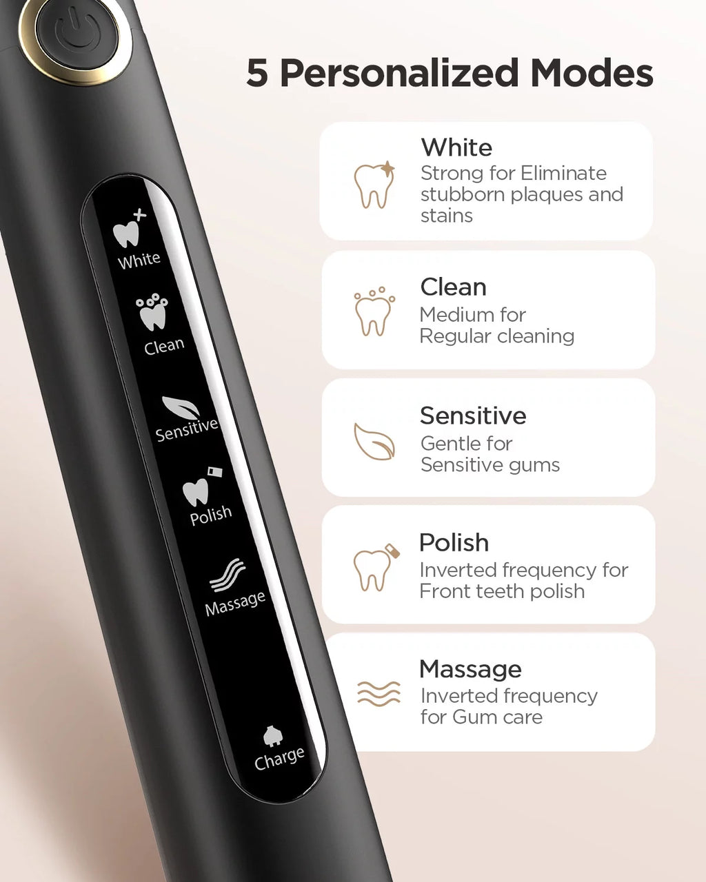Black Rechargeable Electric Toothbrush Q196825
