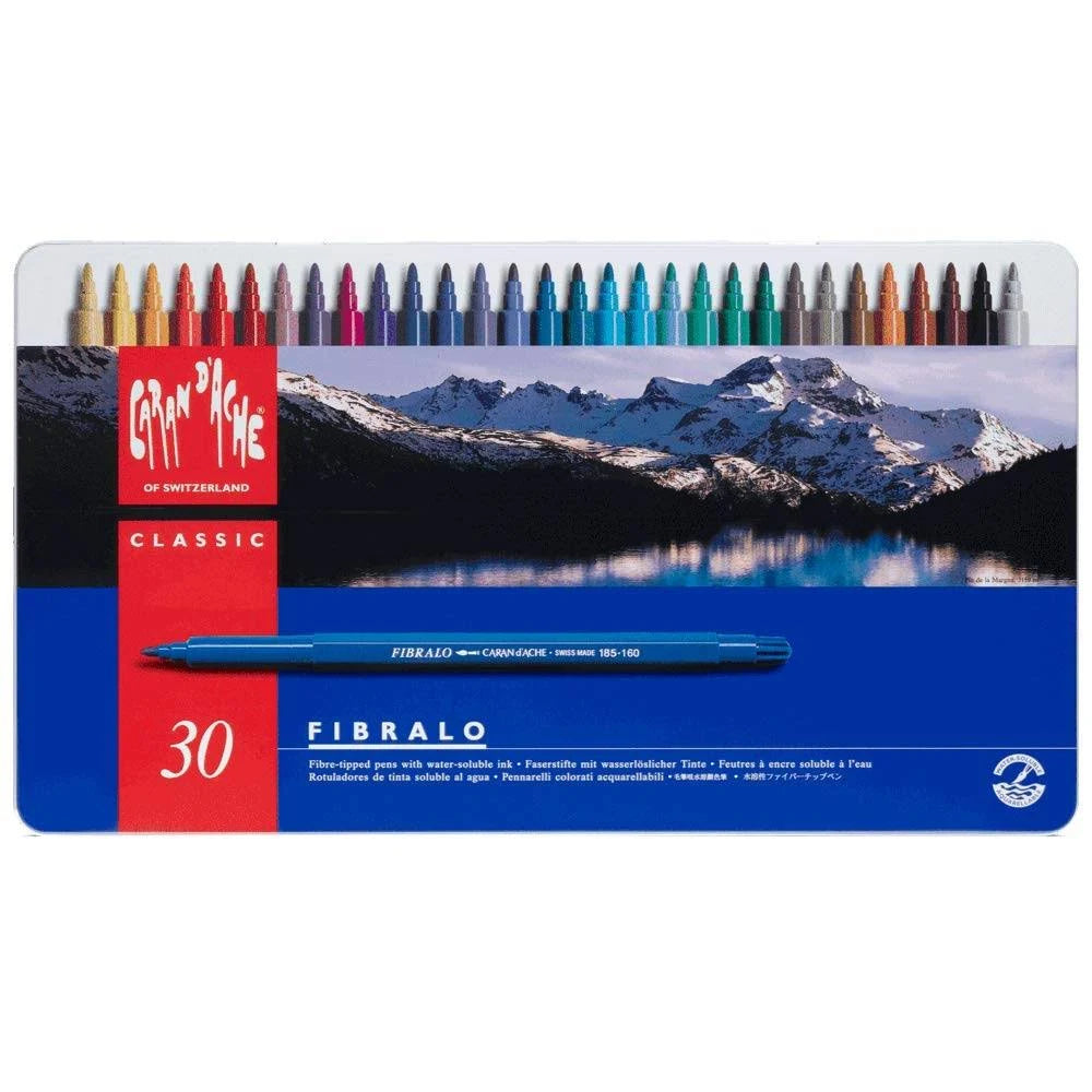 Fibre Tipped Pens, Set/30 Y5723