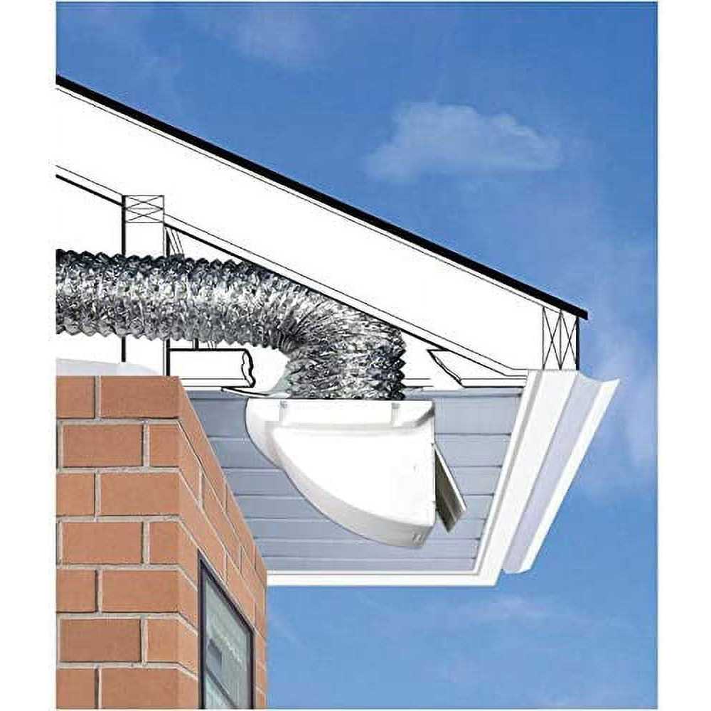 4 in. Soffit Dryer Vent Cap A9833