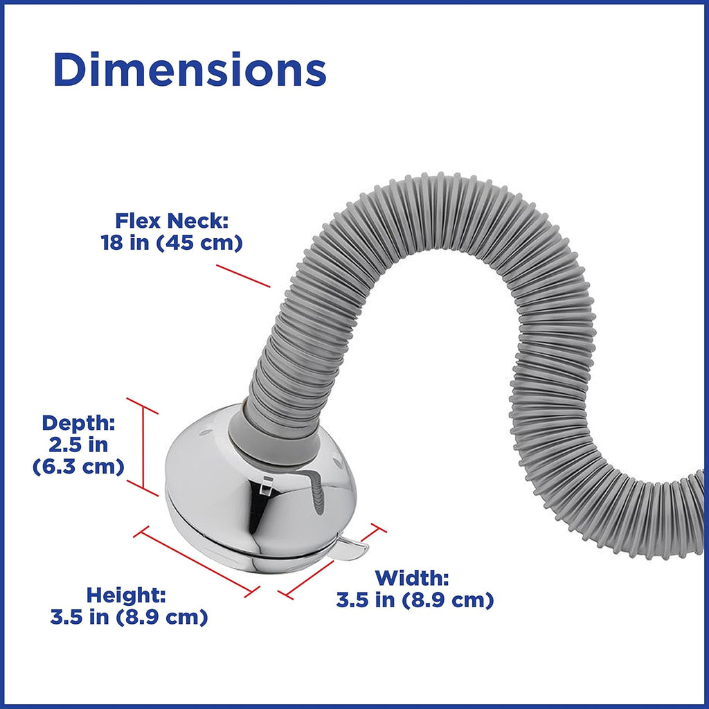 Chrome 6 Mode Adjustable Shower Head 1.8 GPM Pack of 2 V66654