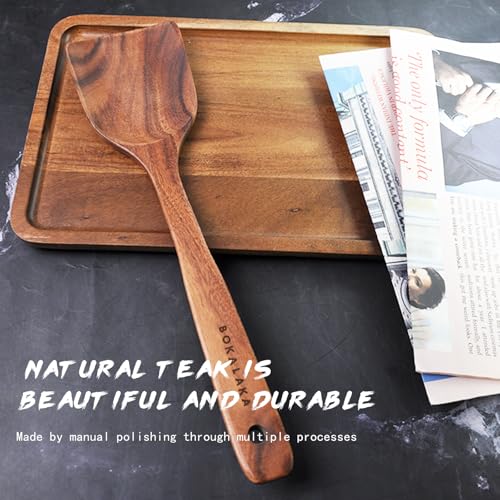 10 Pcs Natural Teak Wooden Kitchen Utensils Set S73587