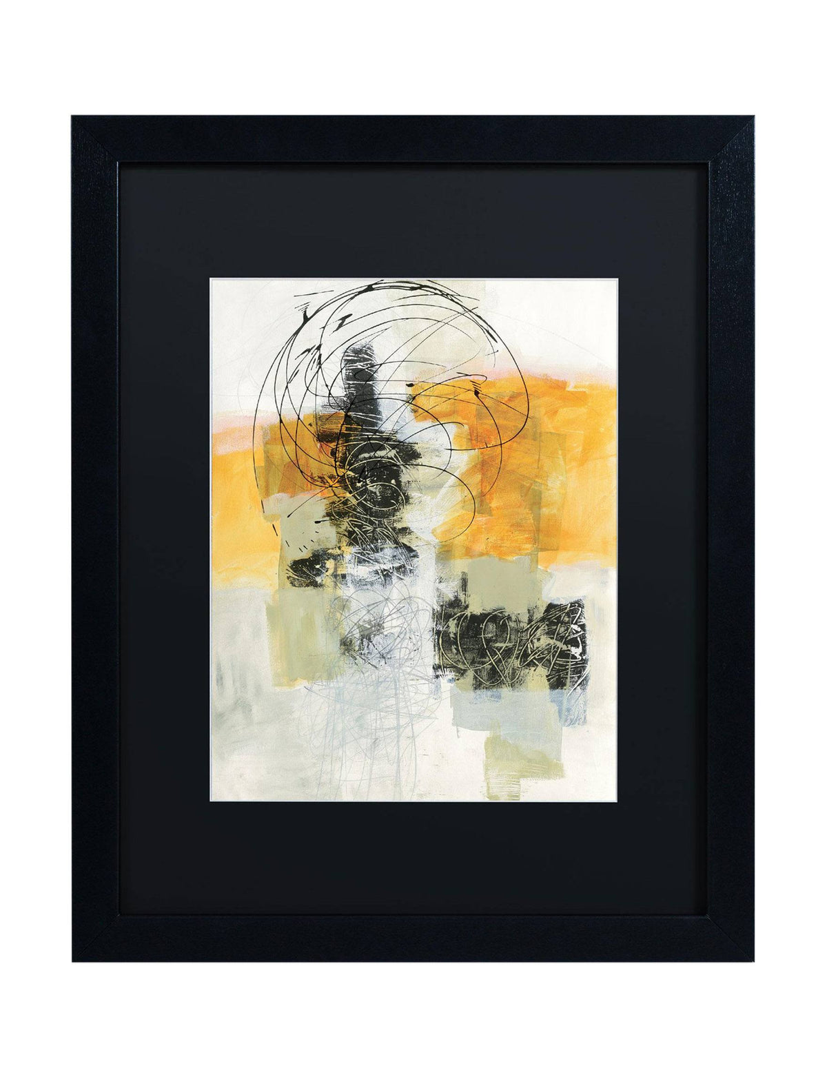 Framed Art 16 by 20-Inch Black Matte D1084