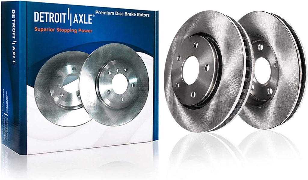 10.83 275mm Front and Rear Disc Brake Rotors with Brake Pads 10pc Set T763