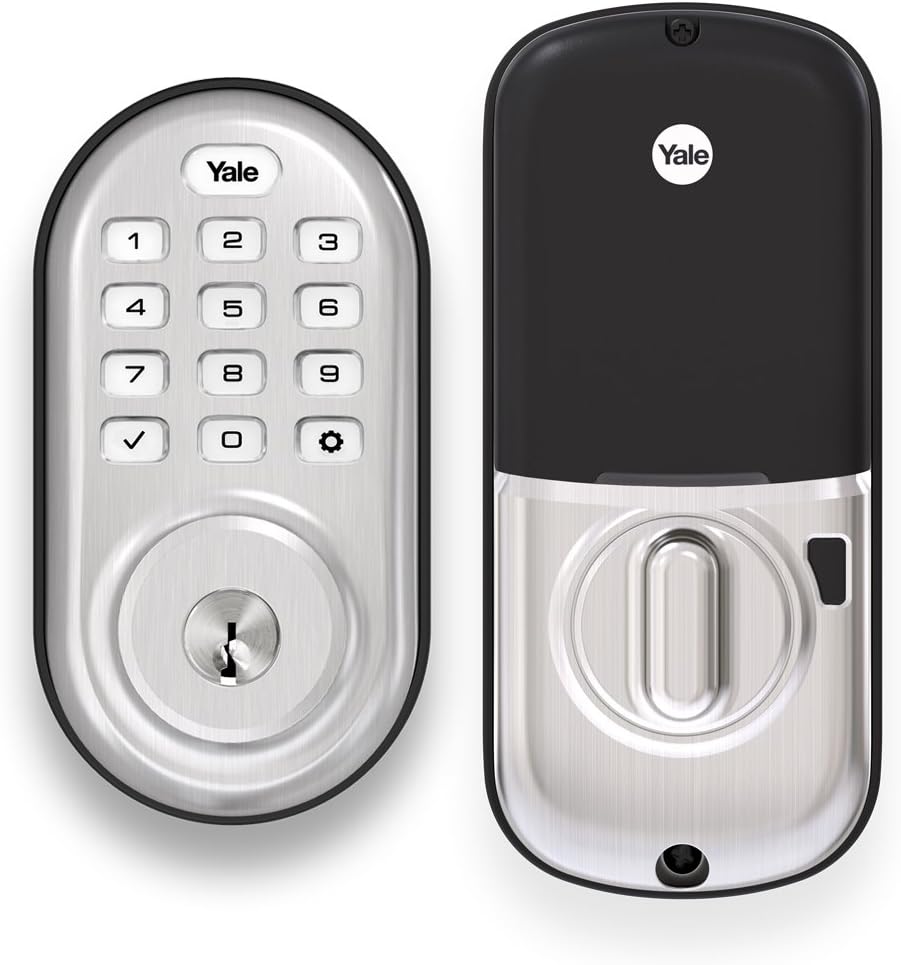 Push Button Deadbolt in Satin Nickel O478