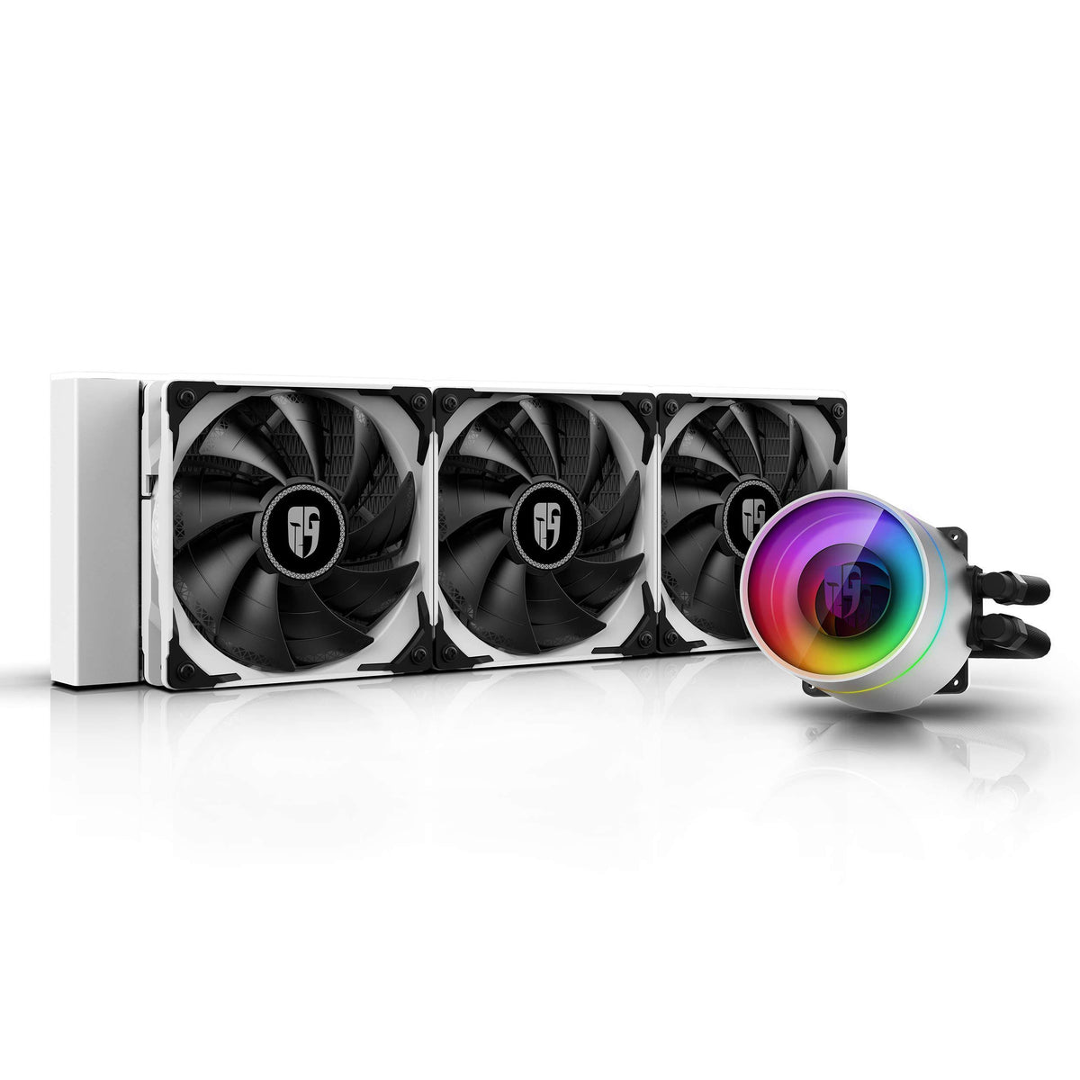 White Addressable RGB AIO Liquid CPU Cooler A13491