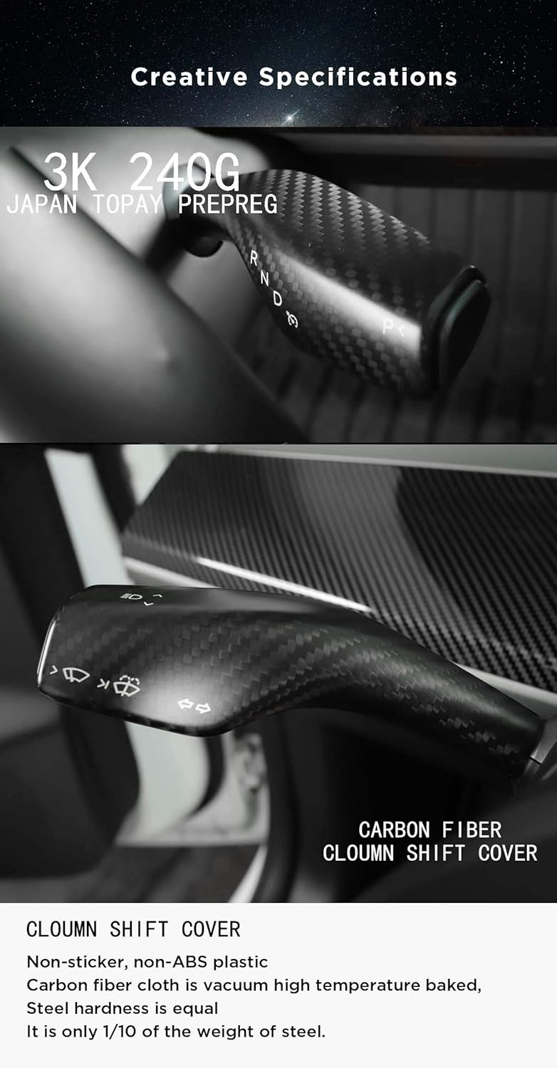 Carbon Fiber Column Shift Cover Pack of 2 T96967