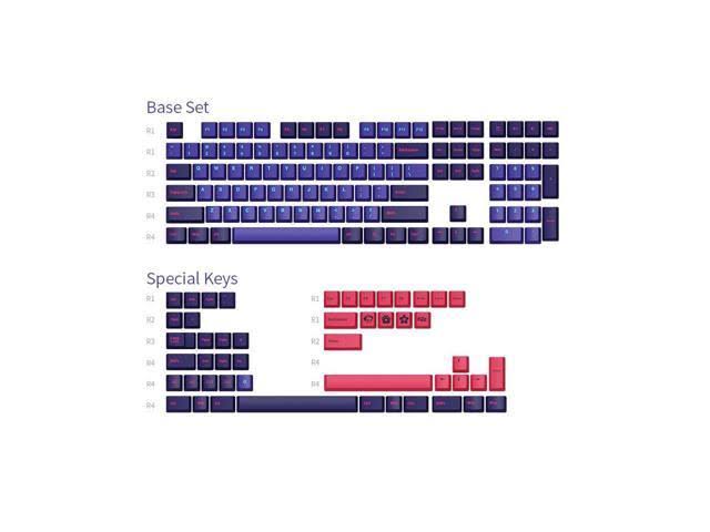 157-Key Cherry Profile PBT Double-Shot Keycap Set F84845