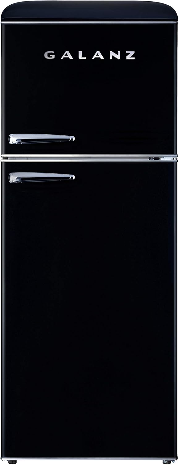 White 7.6 Cu Ft Retro Top Mount Refrigerator Z4410