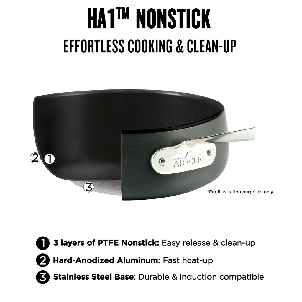 12-Inch Hard Anodized Nonstick Fry Pan with lid V936