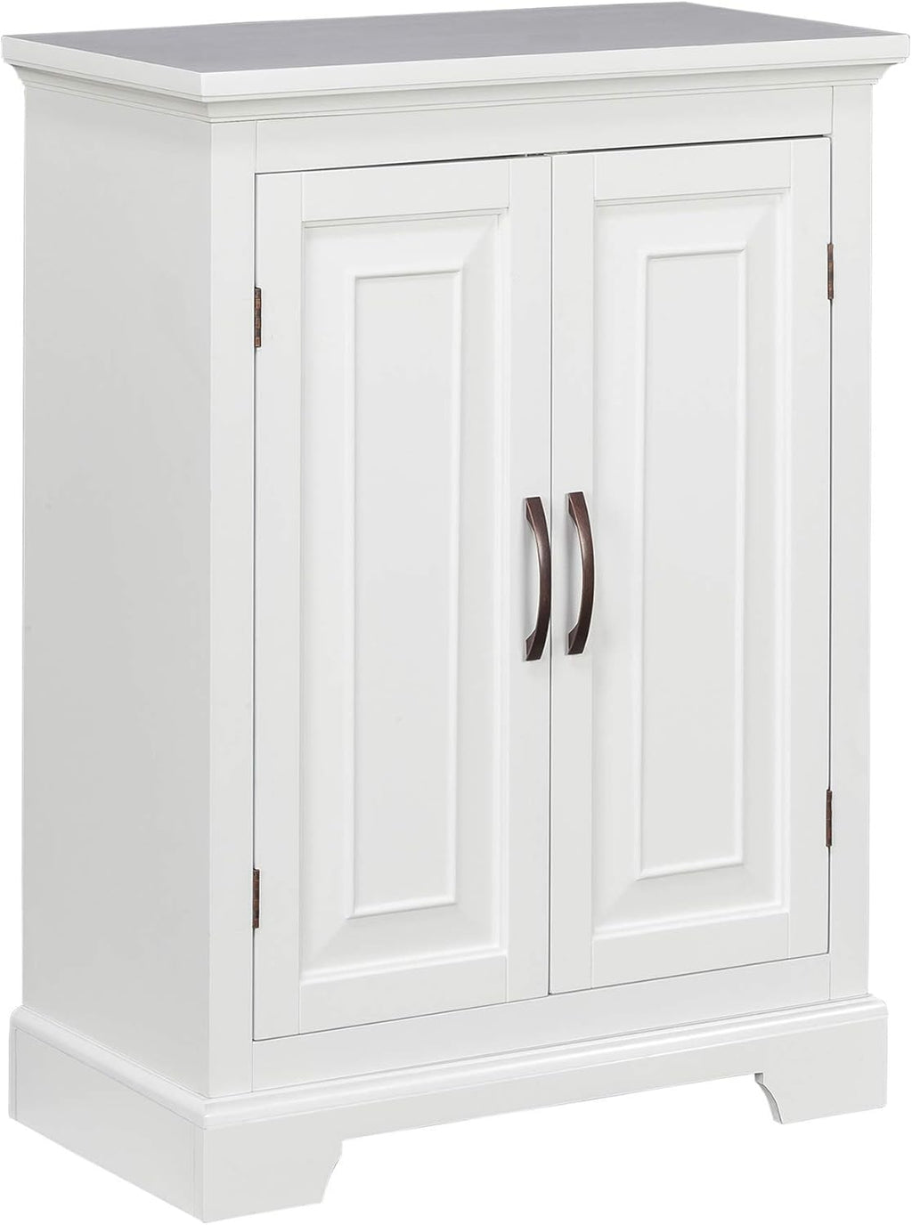 White 2 Door Freestanding Storage Cabinet J3859