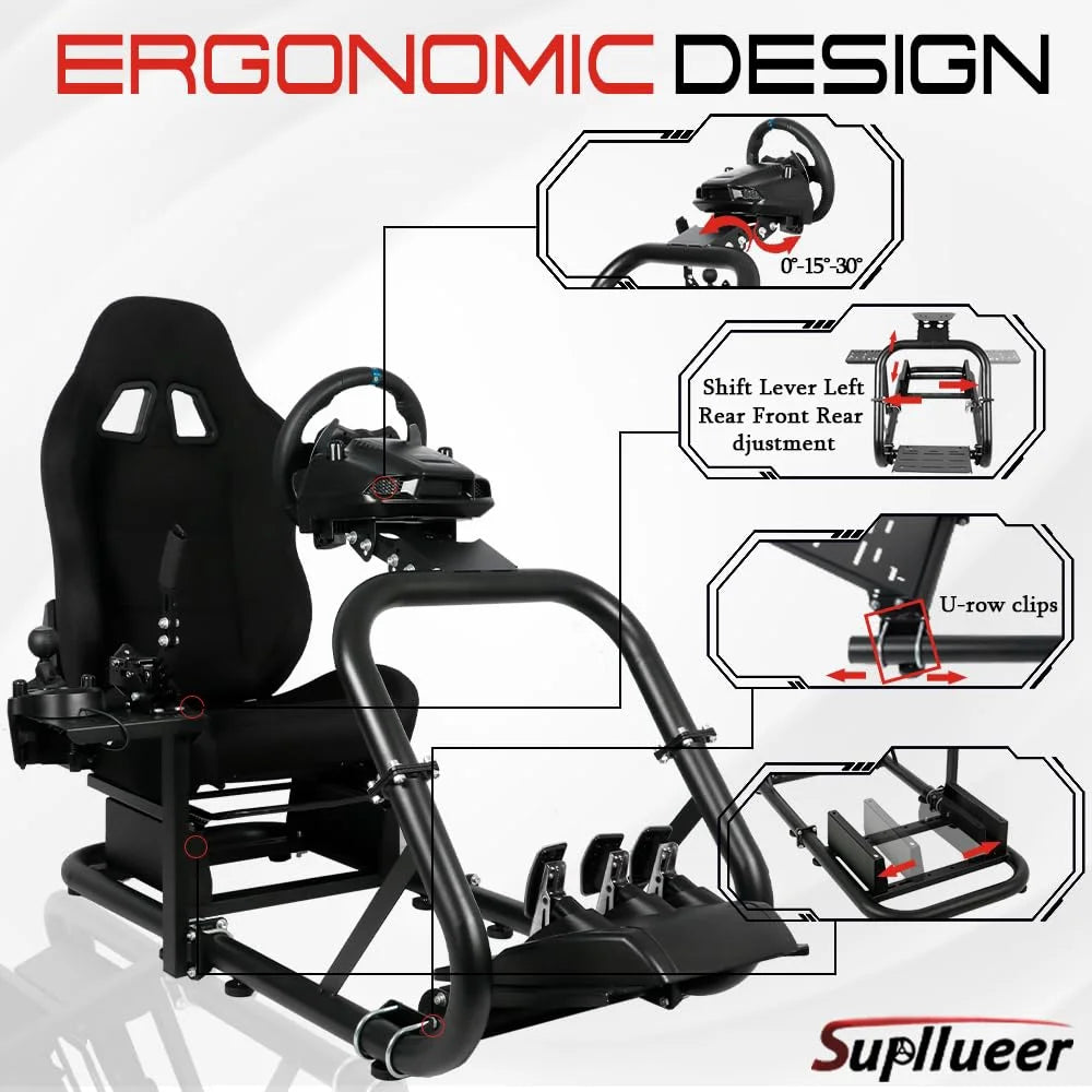 Sim Racing Cockpit with Seat H820