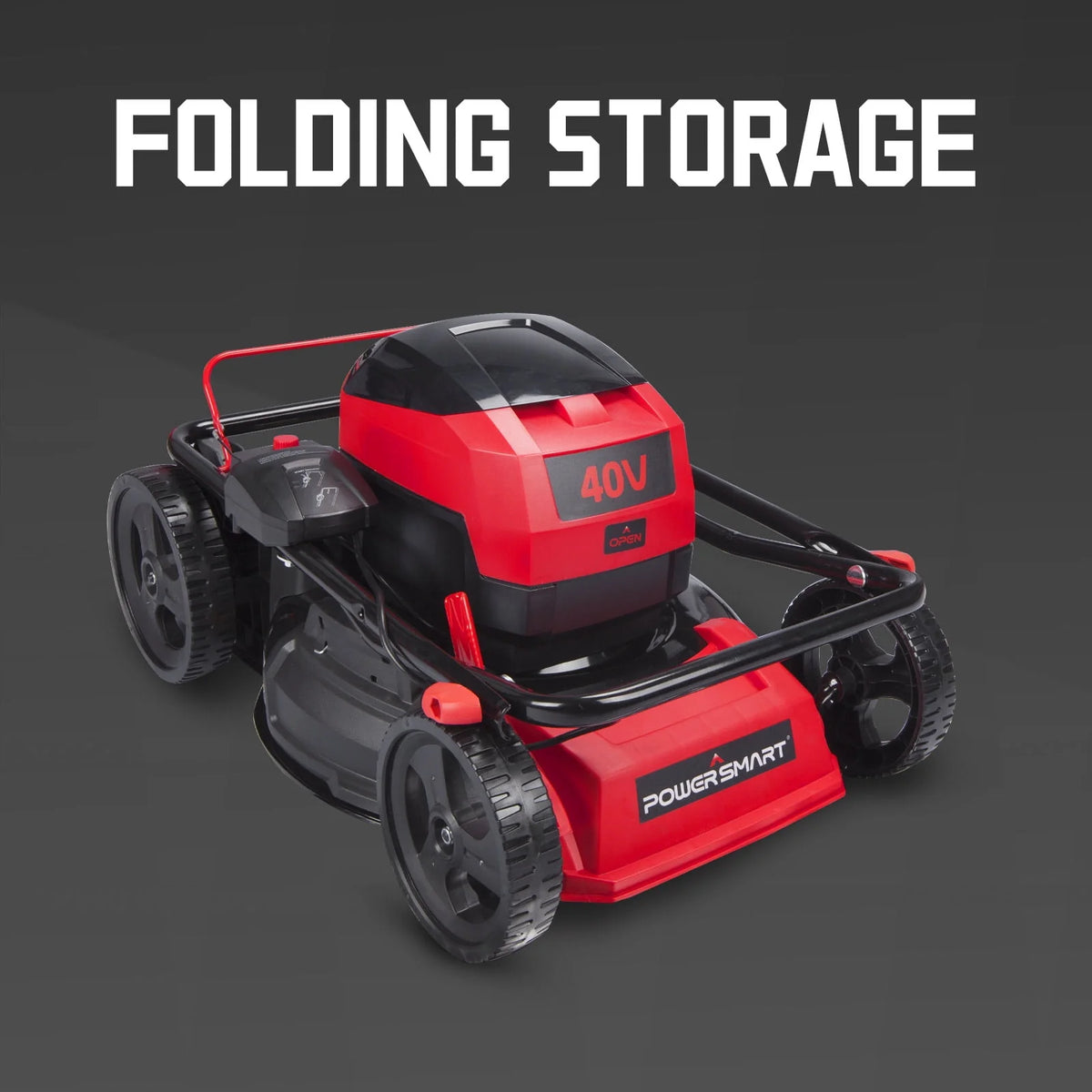 40V 17-inch Cordless Brushless Electric Push Lawn Mower W4015