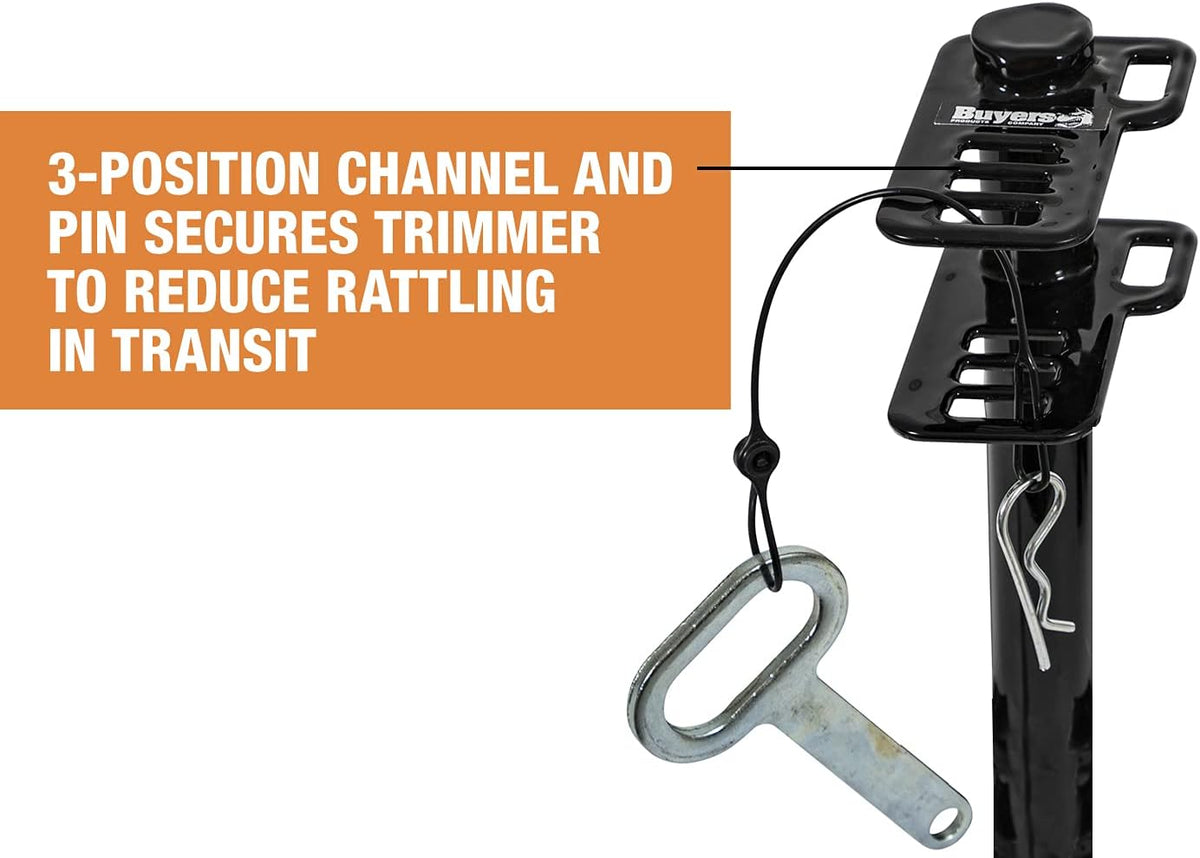 4-Channel Landscape Trimmer Edger Locking Rack, Black I7895