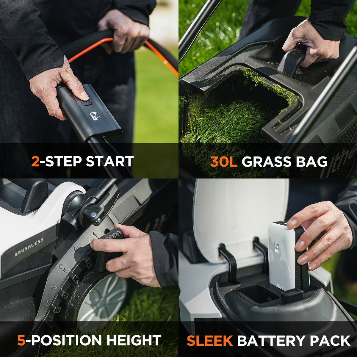 13 Inch Cordless Electric Lawn Mower D2257