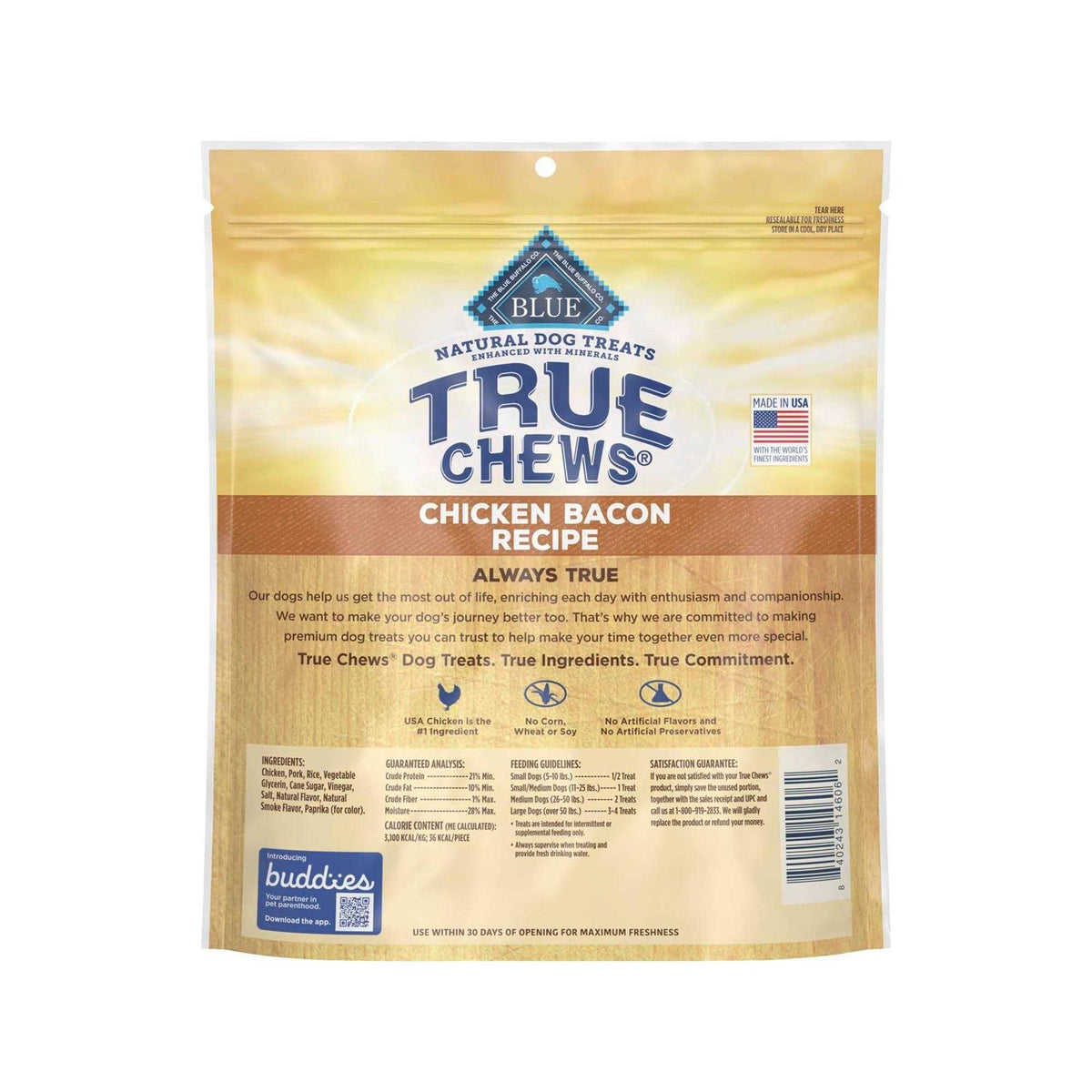 Natural Chicken & Bacon Dog Treats F1665