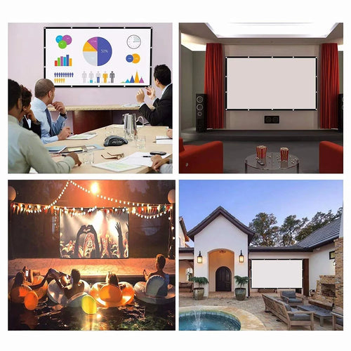 150 inch 4K 16:9 Foldable Portable Projector Screen E93534