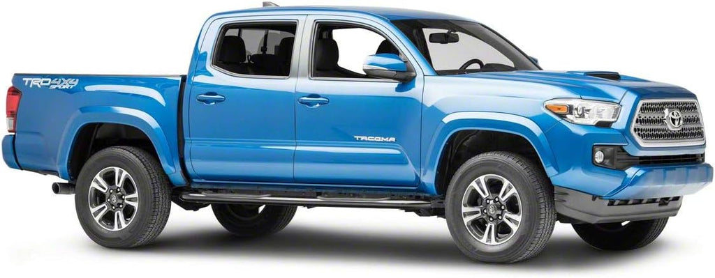 Black Oval Bent End Side Step Bars Z22857