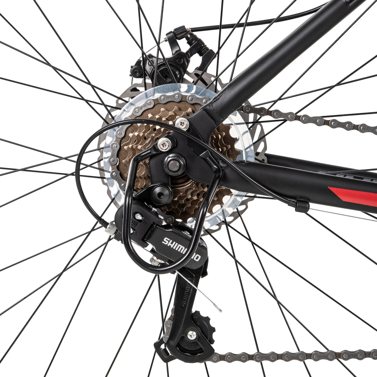 Black and Red 27.5 in. Mountain Bike G9716