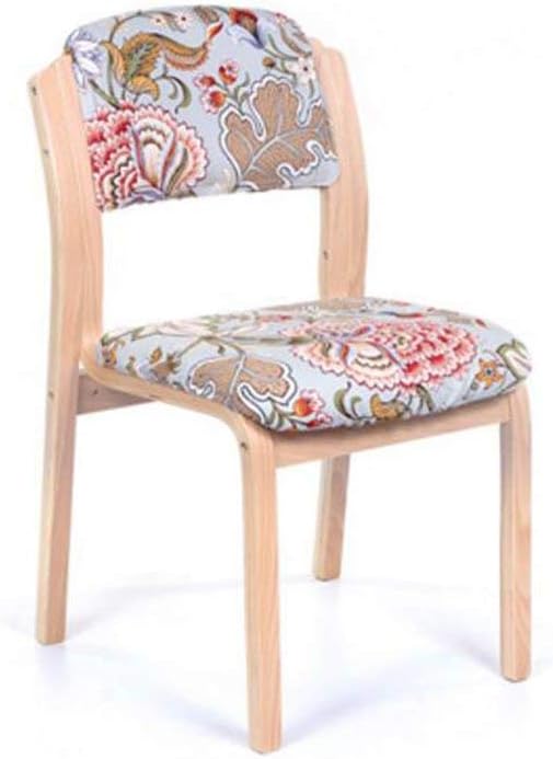 Wood Chair with Removable and Washable Backrest J454
