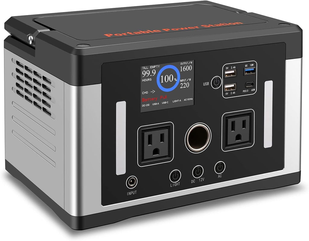 700W Portable Power Station 577Wh Lithium Battery UPS J96536