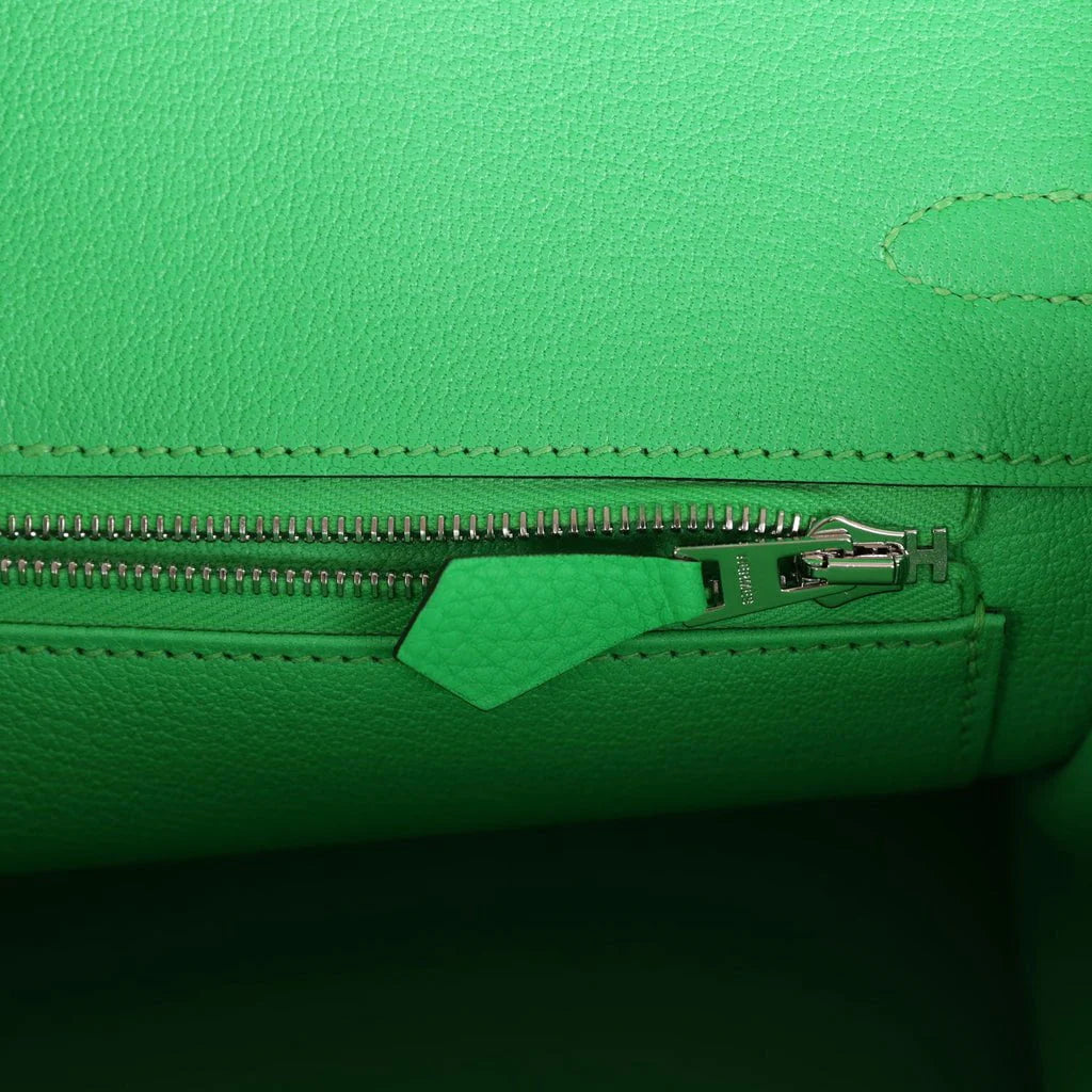 Birkin 25 Togo Palladium Hardware D15040