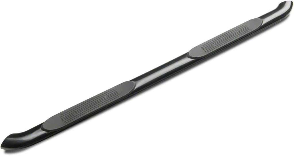 Black Oval Bent End Side Step Bars Z22857