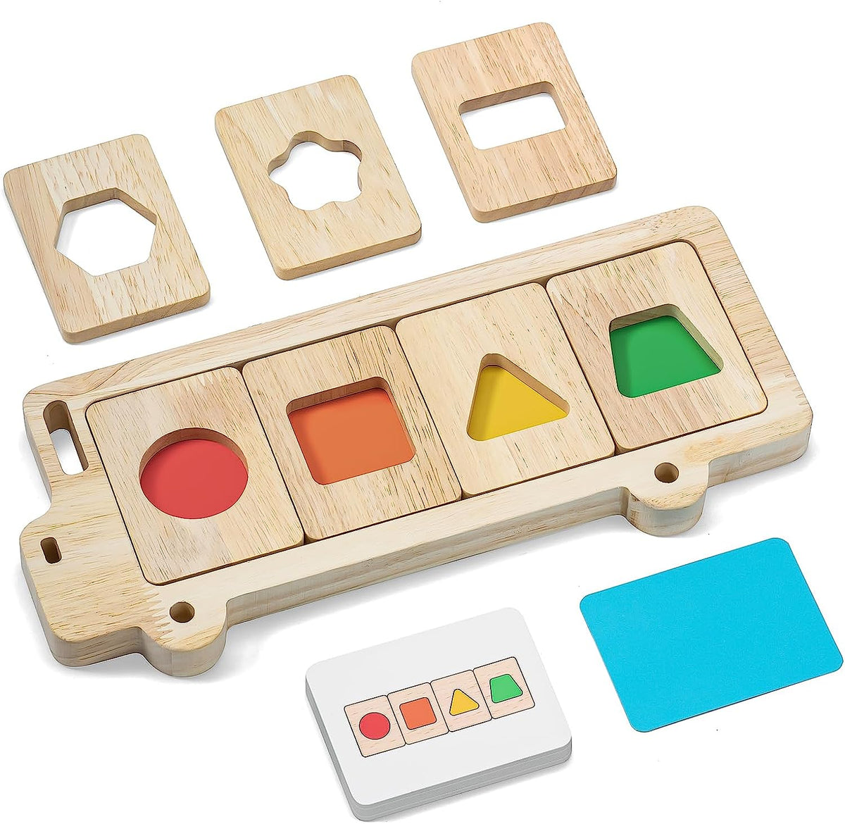 Montessori Color Shape Sorting Educational Toy for Toddlers U598390