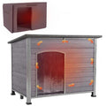 Insulated Outdoor Dog House with Liner E513