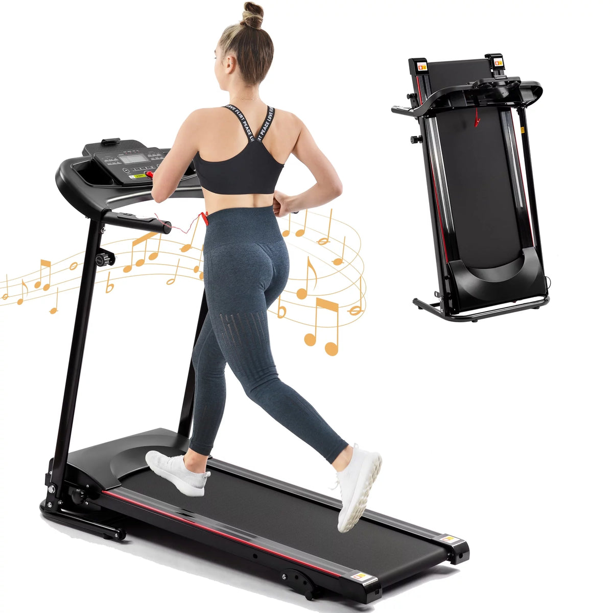 Folding Treadmill 2.5HP 240 lbs Max Weight C64945