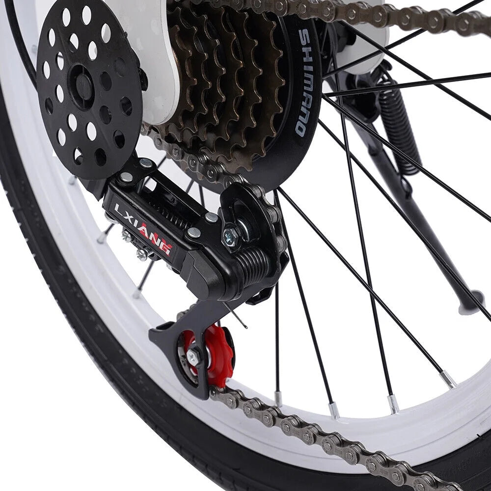 20-inch Folding Bike 7 Speed Double V Brake Carbon Steel O506