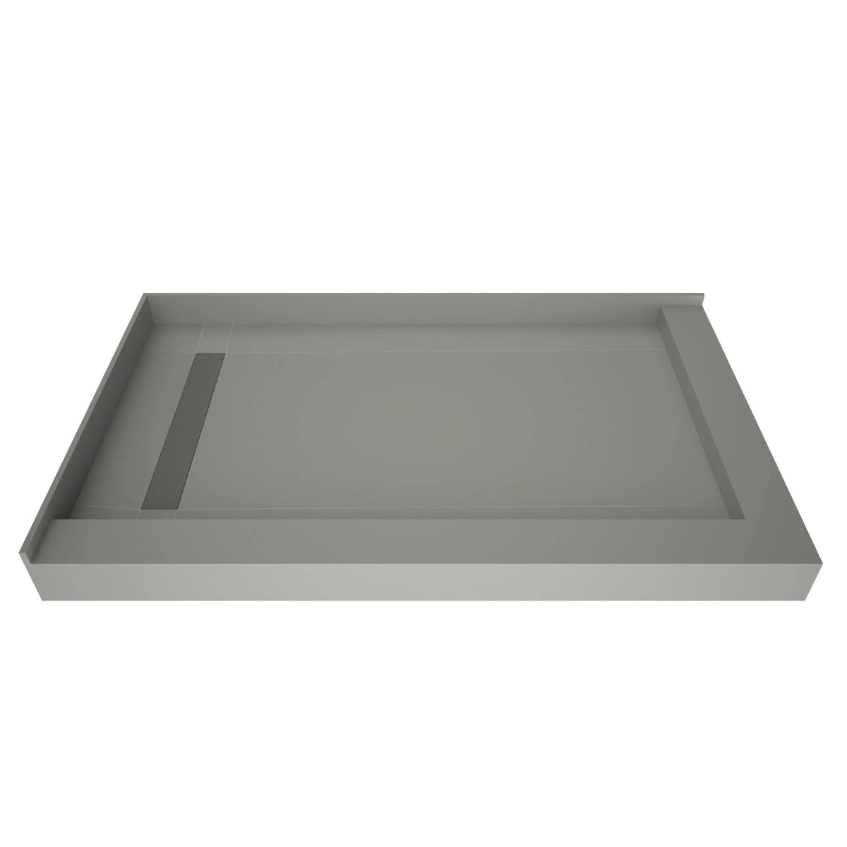 48x22 x 34x22 Double Threshold Shower Base with Drain T561