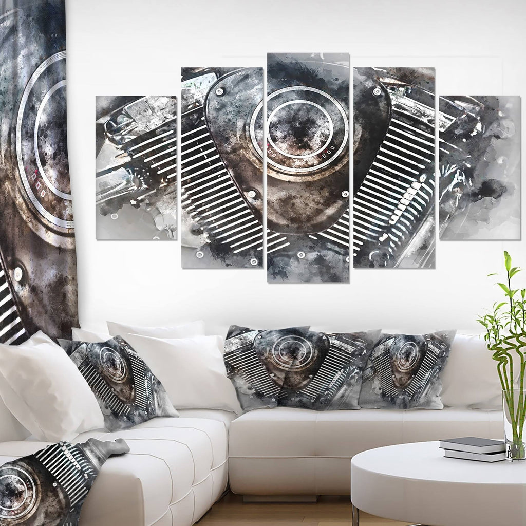 5 Panels Canvas Art Print A5473