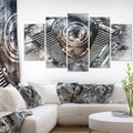 5 Panels Canvas Art Print A5473