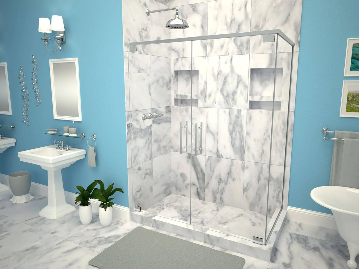 48x22 x 34x22 Double Threshold Shower Base with Drain T561