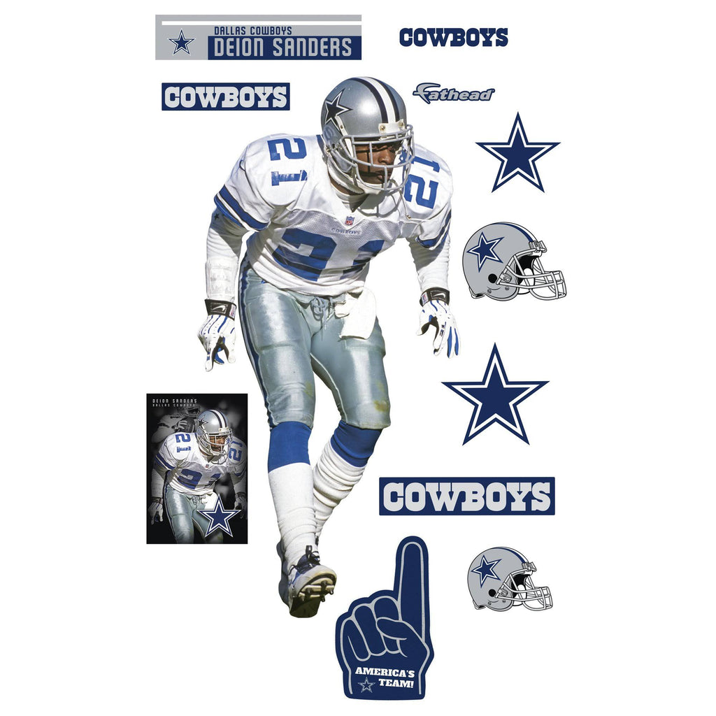 Removable Wall Decal Giant Athlete + 2 Wall Decals J5348