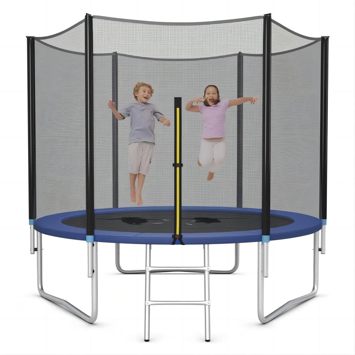 10ft Trampoline with Enclosure Net and Ladder D472