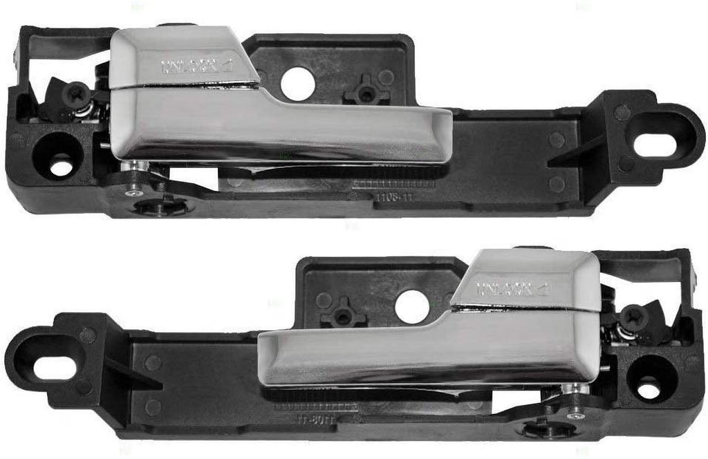 Front Left & Front Right Door Handle with Chrome Lever 2 Pc Set T37127